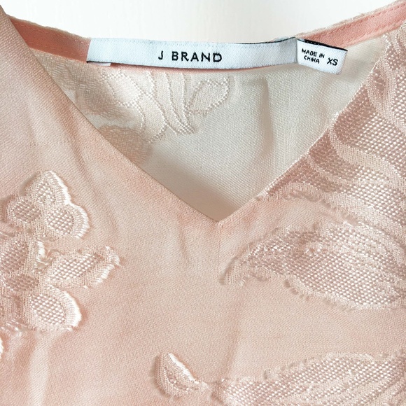 J BRAND Lucy Floral Jacquard V-Neck Cami NWOT - Picture 2 of 12